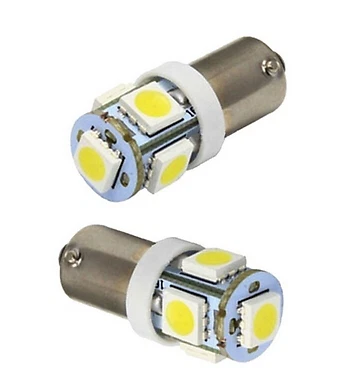 2 Ampoules BA9S LED 24V Veilleuses Interieur habitacle lumiere de courtoisie - Photo 1/3