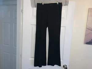 JANE NORMAN LADIES BLACK SMART BOOTCUT TROUSERS SIZE 12 VGC - Picture 1 of 4