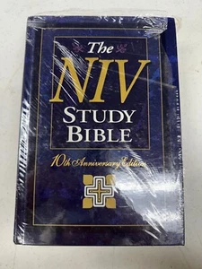 NEW SEALED The NIV Study Bible 10th Anniversary Ed Zondervan Words Christ - Picture 1 of 4