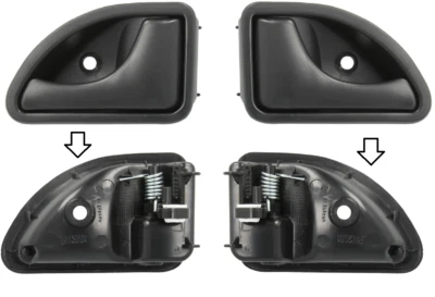 2x POIGNÉE DE PORTE INTERIEURE AVANT GAUCHE / DROIT RENAULT TWINGO- 1997-2007 / - Photo 1/4