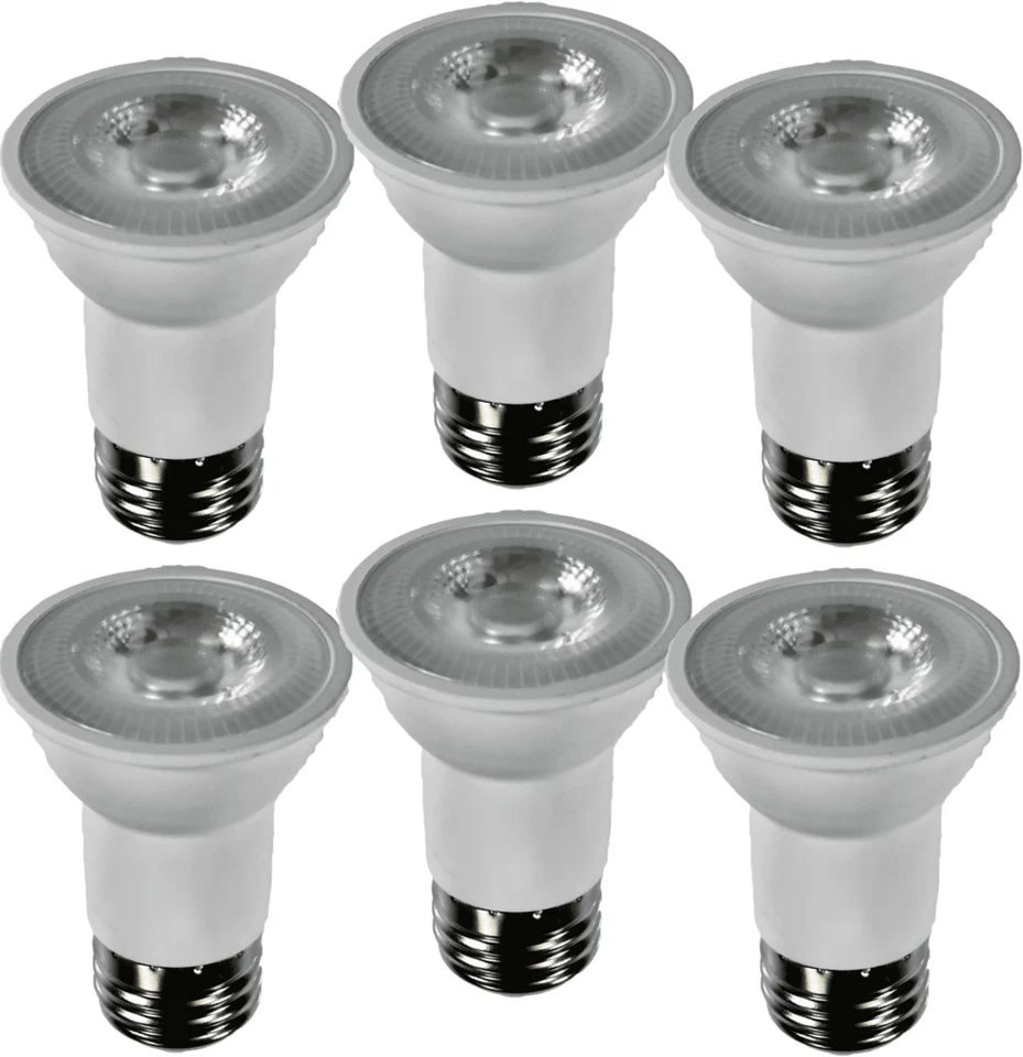 Diodesy PAR16 LED LongNeck 6.5W 500LM E26 5000K 120V 40° Dimmable White 6Pk - Image 1 of 2