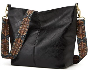 Hobo Bag for Women Crossbody Handbags Large Designer Ladies Bucket Purse PU L... - Picture 1 of 8