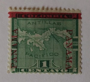 Sello de Panamá, 1904-05, sc#76, como nuevo, con bisagras, original - Imagen 1 de 2