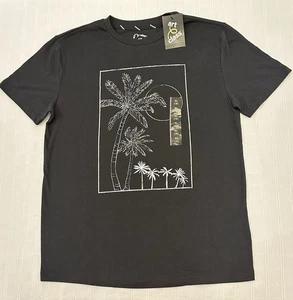 Art Class Jungen schwarz Palme Grafik T-Shirt Größe 16 neu Zielscheibe - Bild 1 von 11