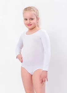 Girls’ Long Sleeve Swimsuit – Stretchy Lycra & Comfortable Fit, Any season, ... - Picture 1 of 3