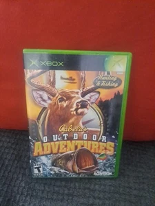 Xbox Cabelas Outdoor Adventures Video Game Hunting & Fishing Case Disc Manual - Picture 1 of 15
