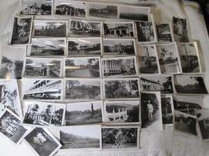 39 Port of Spain TRINIDAD WWII Snapshot Photos Street view Buildings Soldiers - Picture 1 of 11