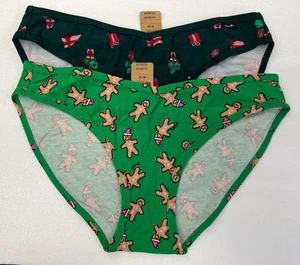 Victoria’s Secret Christmas Brief Set de 2 Bragas (Talla M) - Imagen 1 de 2