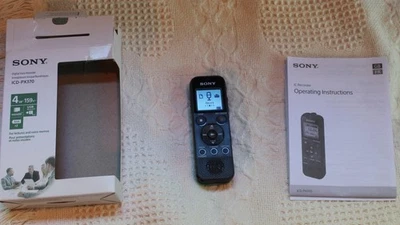 Sony ICD-PX370 Mono Digital Voice Recorder Built-In USB 59 hours Voice Recorder - Image 1 of 4