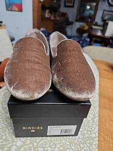 Birdies Starling Taupe Samt Slipper Schuhe 7 - Bild 1 von 4