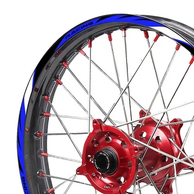 Pegatinas de llanta MX azules 21"" 18"" R03B para TM Racing 450EN EN450F 07-2021 Foto 1 de 4