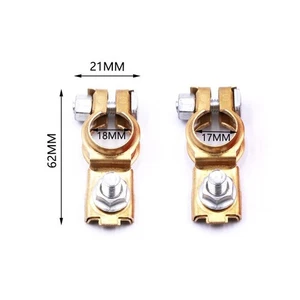 Replacement Battery Terminal Clamps Negative+Positive Boat Clamp Clips - Picture 1 of 9