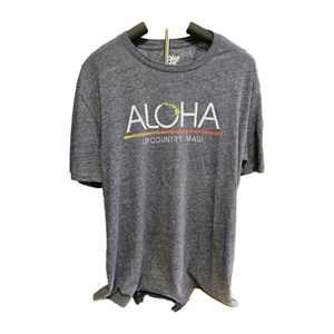 Blue 84 Aloha Upcountry Maui Resort Navy Mens Large T-shirt Hawaii Surf Vacation - Picture 1 of 7