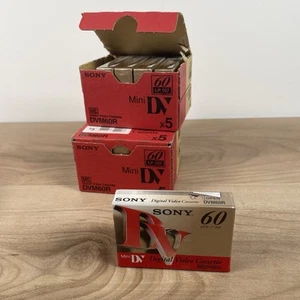 Sony Mini DV Digital Video Cassette Tape DVM60R 10 Pack - Photo 1 sur 4