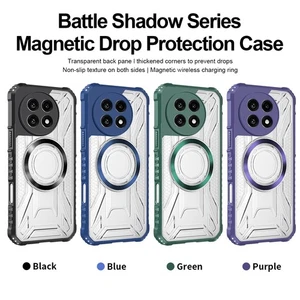 For OnePlus 13R, Luxury Shockproof Anti-slip Hybrid Armor Clear Case Cover - Picture 1 of 16