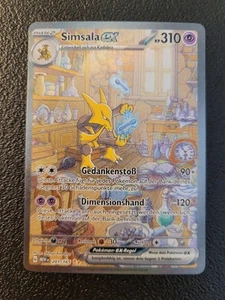 Pokemon Karte Simsala ex Special Art Rare | Deutsch 201 / 165 | Near Mint 151 - Bild 1 von 2