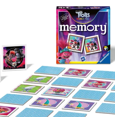 Ravensburger Trolls 2 World Tour Memory Gedächtnisspiel Kinder 48 Teile - Bild 1 von 4