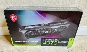 π₯ MSI GeForce RTX 4070 Ti SUPER 16G GAMING X SLIM Graphics Card β
NEW / SEALED! - Picture 1 of 4