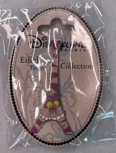 Disneyland Paris Cheshire Cat Eiffel Tower Disney Trading Pin - Picture 1 of 3
