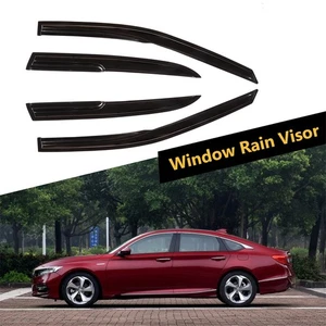 Wavy Window Visor Rain Guard Deflector Compatible with Honda Accord Sedan 03-07 - Picture 1 of 1