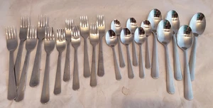 IKEA Dragon - Stainless steel - 22388 - 23 Teile / 12 Gabeln / 5 + 6 Löffel - Bild 1 von 9