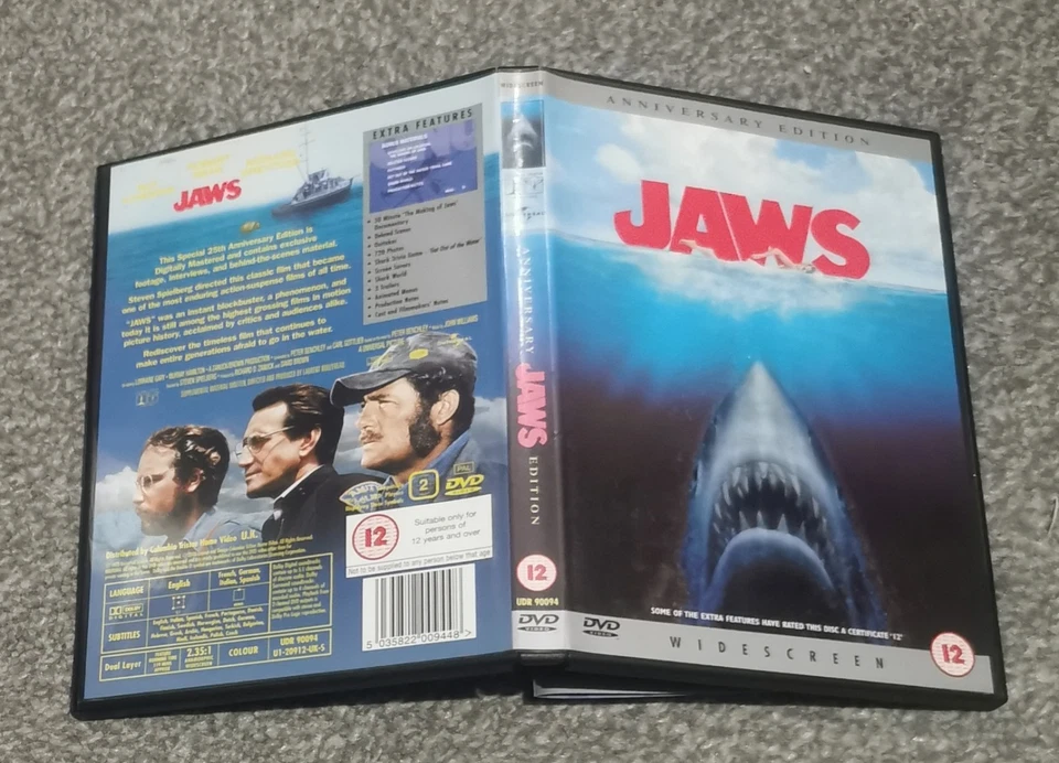 JAWS 25th Anniversary Special Edition Dvd Film Movie - Image 1 of 1
