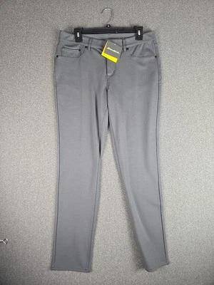 Pantalones Eddie Bauer Mujer 12 Gris Travex Cinco Bolsillos Foto 1 de 4