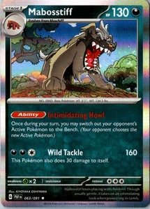 Mabosstiff Raro SV: Paldean Fates 063/091 LP - Imagen 1 de 2