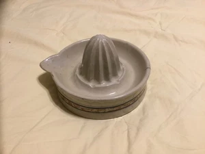 Vintage seltene Red Wing Reibahle Jucier Keramik Steinzeug graue Linie - Bild 1 von 9