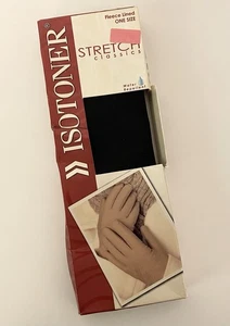 Guantes Isotoner negros para mujer elásticos clásicos forrados de lana talla única - Imagen 1 de 7