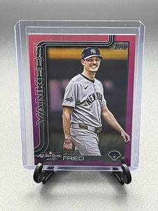 2025 Topps Update Series Max Fried #ASG-26 All-Star Game Pink Foil - Bild 1 von 2