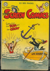 Real SCREEN COMICS #40, 1951, DC Comics - Picture 1 of 1
