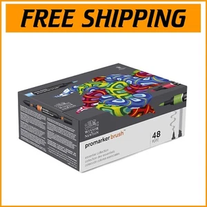 Dual-Tip ProMarker Pinsel Set - 48 Farben für ultimative künstlerische Vielseitigkeit - Bild 1 von 10