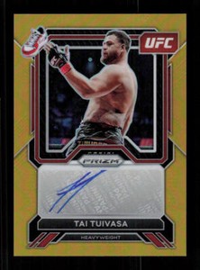 2023 Panini Prizm #SA-TTV Tai Tuivasa Gold Prizm Auto #'d /10