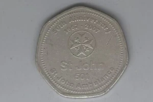 2007 - PNG - Papua New Guinea - 50 Toea Coin - St John's Ambulance - aVF - Picture 1 of 2