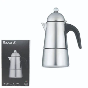 Baccarat Barista LUSTRO 6 tazas café espresso estufa percoladora olla nueva en caja nueva - Imagen 1 de 1