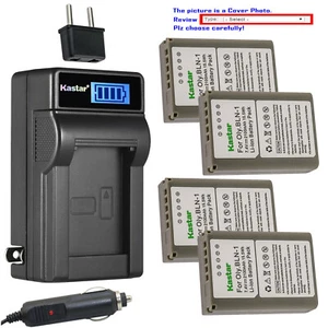 Kastar Battery LCD AC Charger for Olympus BLN-1 BLN1 Olympus OM-D E-M5 Camera - Picture 1 of 11