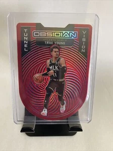TRAE YOUNG 2020-21 Panini Obsidian Tmall Asia Tunnel Vision Red Flood Troquelado - Imagen 1 de 2