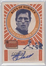 2013 Panini America's Pastime Boys of Summer Signatures Red /5 Bucky Dent Auto