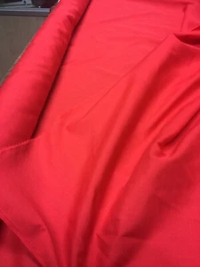 Poly cotton Red  lining Fabric - Picture 1 of 2