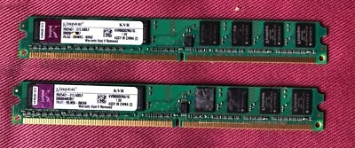 Kingston 2Gb (2x1Gb) KVR800D2N6/1G usati - Immagine 1 di 3