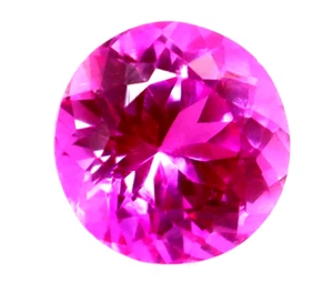 9.10 Ct Certified Natural Pink Mogok Ruby Round Cut Loose Gemstone A++ - Picture 1 of 6