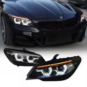 Upgrade LED Headlight For BMW Z4 E89 2009-2016 DRL Projector Head Lamps Facelift - Bild 1 von 11