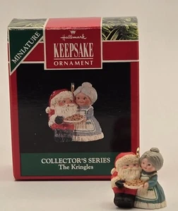 Vintage 1991 Hallmark Keepsake miniatura ornamento The Kringles 3° di serie - Foto 1 di 15