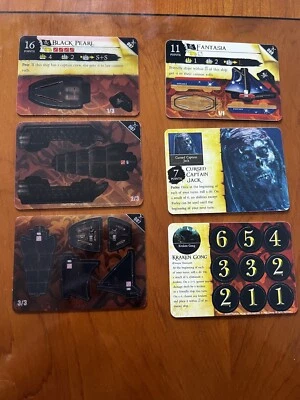 Pirates Wizkids CSG Pocketmodel SUPER RARE SET Pirates Of The Caribbean - Image 1 of 2