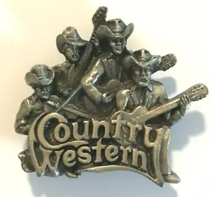 Vintage Country Western Band Singers Bergamot Brass Works Belt Company - T-96 - Picture 1 of 5