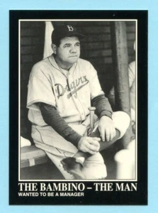 1992 The Babe Ruth Collection # 132 The Bambino-The Man - Foto 1 di 1