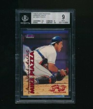 1999 Fleer Tradition Warning Track #41 Mike Piazza BGS 9