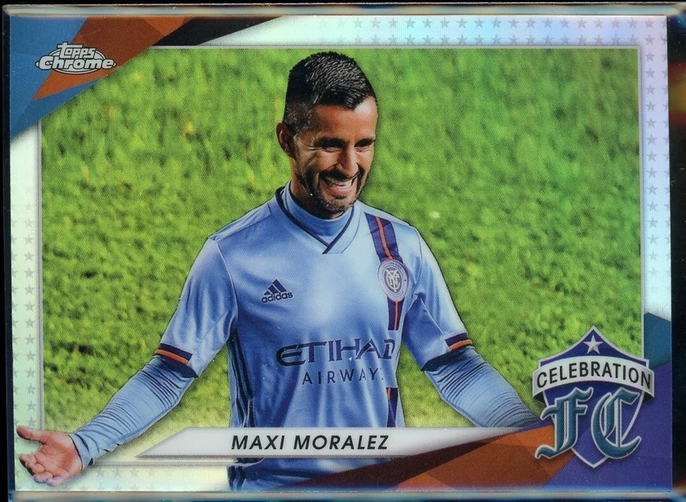2021 Topps Chrome MLS MAXI MORALEZ NYC CFC-23 Refractor SP - Image 1 of 2