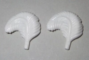 15905, 2x Hut-, Helm- Feder, Straussenfeder, weiss - Bild 1 von 1